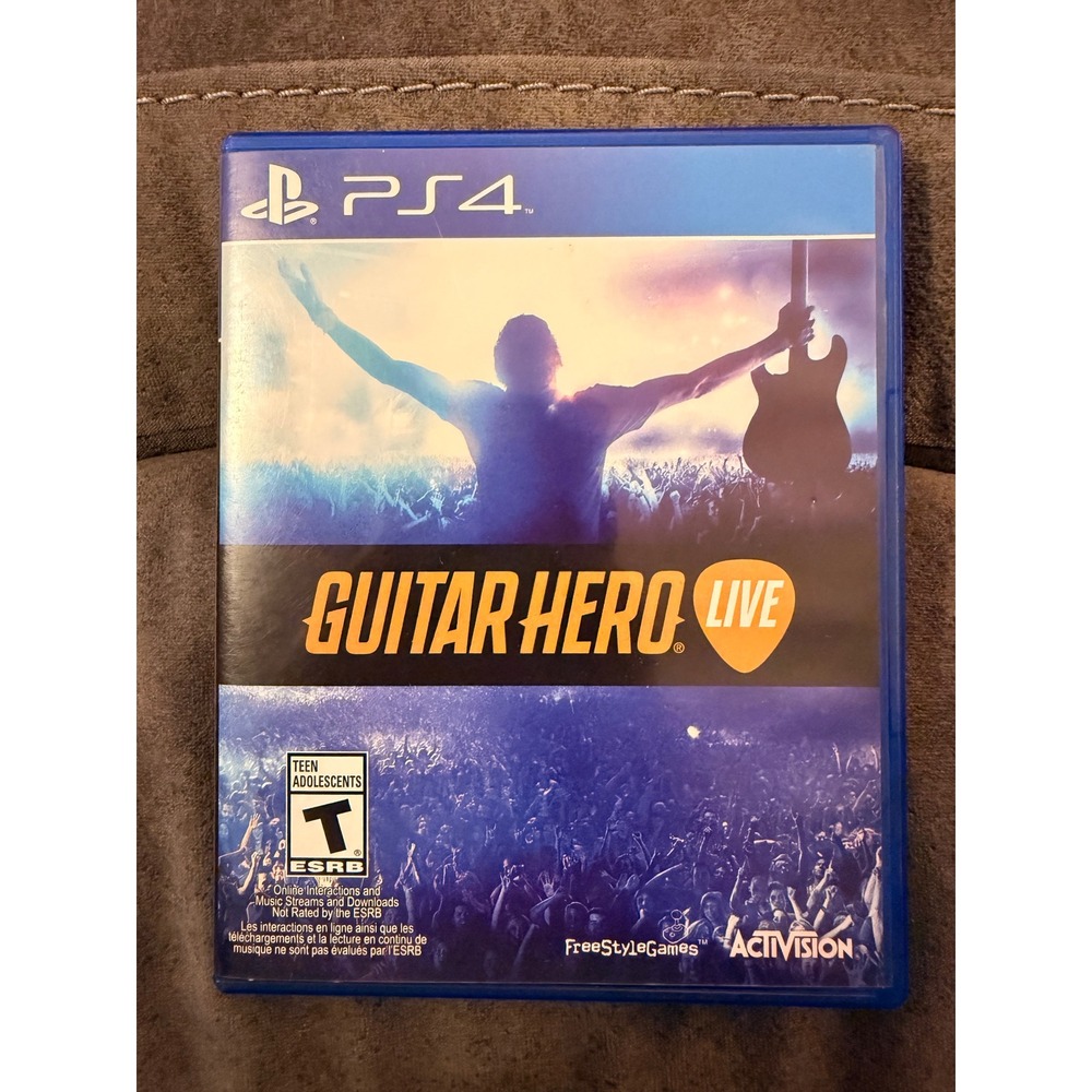 Guitar Hero Live Sony PlayStation 4 PS4 2015 Activision Music Rhythm Game Disc